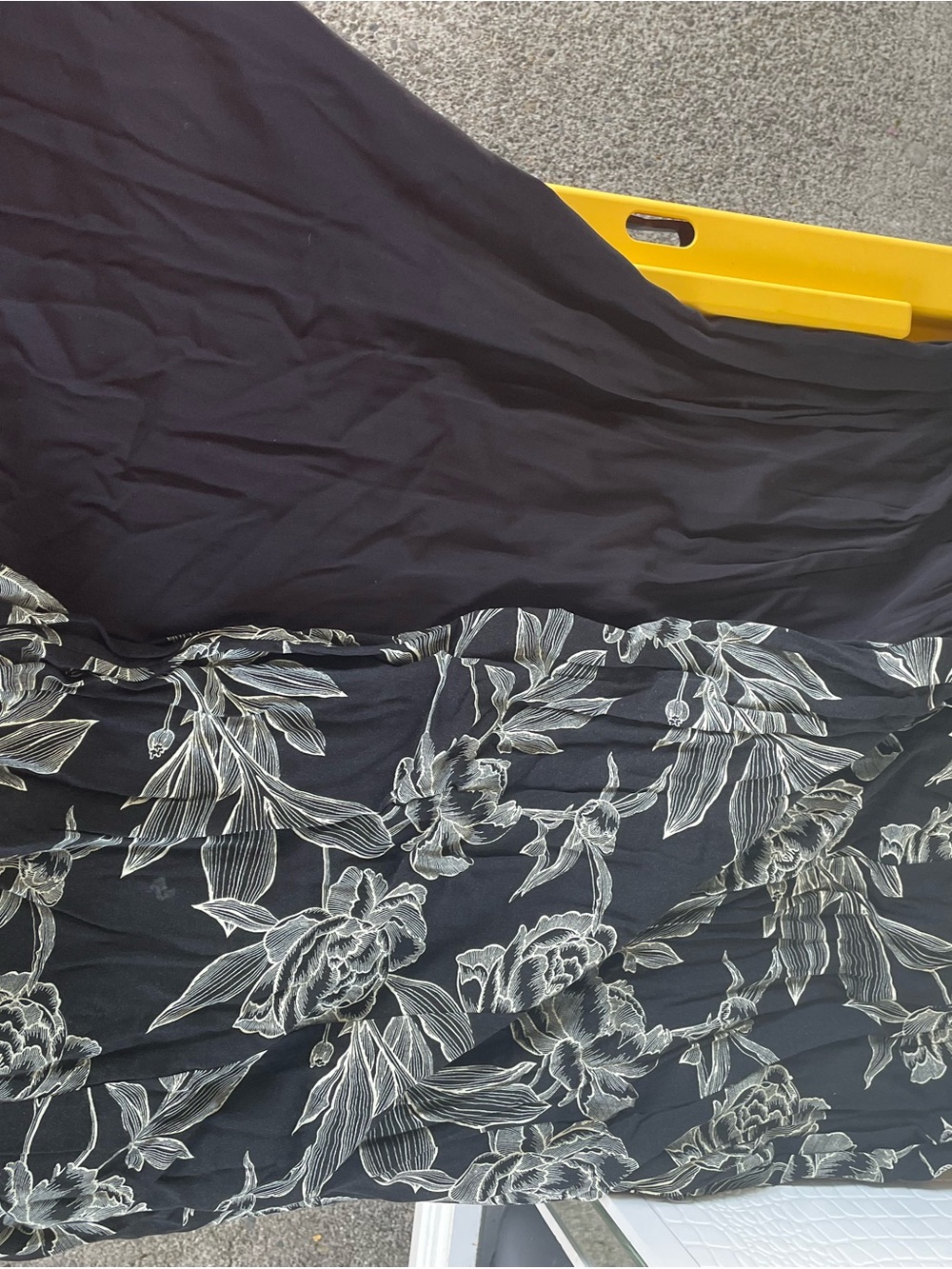 Black Floral Midi Skirt bundle